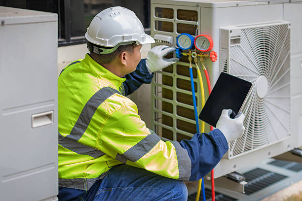Professional Hvac Maintenance technician working in Franksville, WI